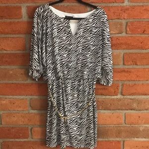 Thalia Sodi zebra print dress